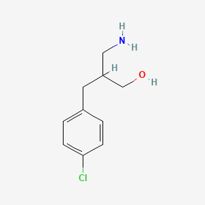 molecular formula C10H14ClNO B1291103 3-Amino-2-(4-chlorobenzyl)propan-1-ol 