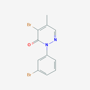 4-Bromo-2-(3-bromophenyl)-5-methylpyridazin-3(2H)-one