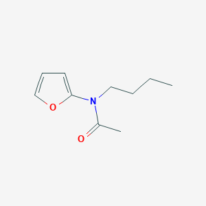 molecular formula C10H15NO2 B12911090 N-Butyl-N-(furan-2-yl)acetamide CAS No. 62223-69-2