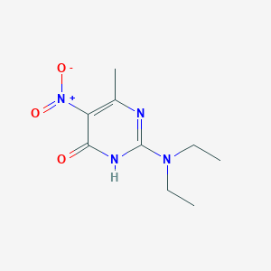 2-(Diethylamino)-6-methyl-5-nitropyrimidin-4(1H)-one