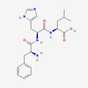 L-Phenylalanyl-L-histidyl-L-leucine