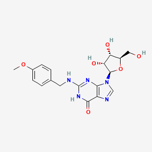 N-[(4-Methoxyphenyl)methyl]guanosine