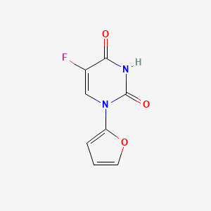 5-Fluoro-1-(furan-2-yl)pyrimidine-2,4(1H,3H)-dione