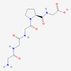 Glycylglycylglycyl-L-prolylglycine