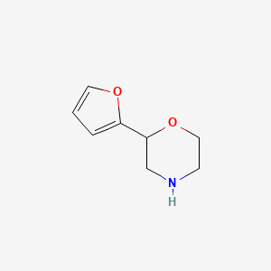 molecular formula C8H11NO2 B1291127 2-(Furan-2-yl)morpholine CAS No. 1017417-81-0