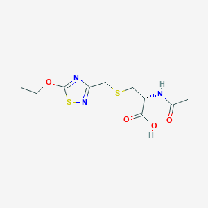 (R)-2-Acetamido-3-(((5-ethoxy-1,2,4-thiadiazol-3-yl)methyl)thio)propanoic acid