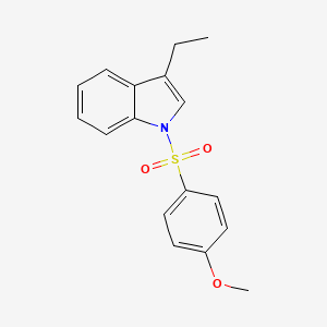 3-Ethyl-1-((4-methoxyphenyl)sulfonyl)-1H-indole