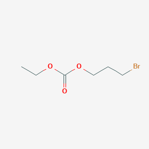 molecular formula C6H11BrO3 B12911368 3-Bromopropyl ethyl carbonate CAS No. 88571-26-0