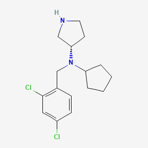 (3S)-N-cyclopentyl-N-[(2,4-dichlorophenyl)methyl]pyrrolidin-3-amine