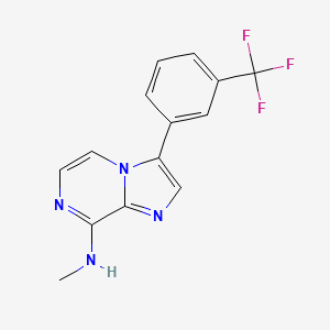 N-Methyl-3-(3-(trifluoromethyl)phenyl)imidazo[1,2-a]pyrazin-8-amine