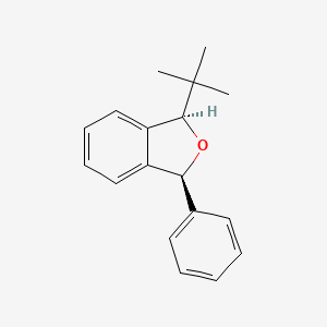 molecular formula C18H20O B12911414 Cis-1-(tert-butyl)-3-phenyl-1,3-dihydroisobenzofuran 