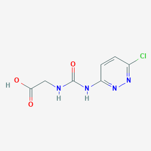 N-[(6-Chloropyridazin-3-yl)carbamoyl]glycine