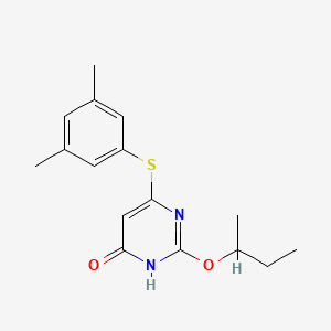 2-sec-Butoxy-6-(3,5-dimethyl-phenylsulfanyl)-3H-pyrimidin-4-one