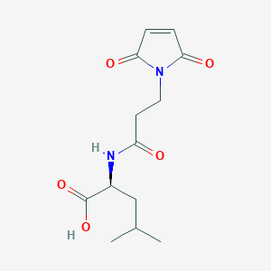 (S)-2-(3-(2,5-Dioxo-2,5-dihydro-1H-pyrrol-1-yl)propanamido)-4-methylpentanoic acid