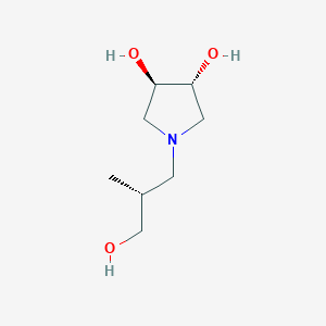 (3R,4R)-1-((R)-3-Hydroxy-2-methylpropyl)pyrrolidine-3,4-diol