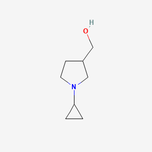 molecular formula C8H15NO B1291148 (1-Cyclopropylpyrrolidin-3-yl)methanol CAS No. 1017476-51-5