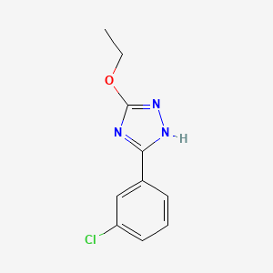 5-(3-chlorophenyl)-3-ethoxy-1H-1,2,4-triazole