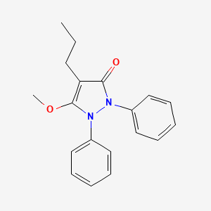 5-Methoxy-1,2-diphenyl-4-propyl-1,2-dihydro-3H-pyrazol-3-one