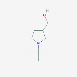 molecular formula C9H19NO B1291150 (1-Tert-butylpyrrolidin-3-yl)methanol CAS No. 71548-34-0