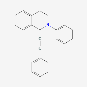 2-Phenyl-1-(phenylethynyl)-1,2,3,4-tetrahydroisoquinoline