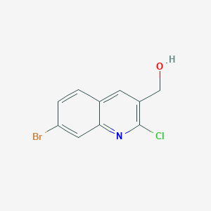 molecular formula C10H7BrClNO B1291154 7-Bromo-2-chloroquinoline-3-methanol CAS No. 1017403-71-2