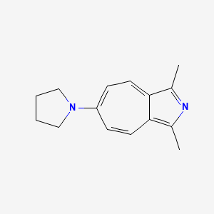 1,3-Dimethyl-6-(pyrrolidin-1-yl)cyclohepta[c]pyrrole