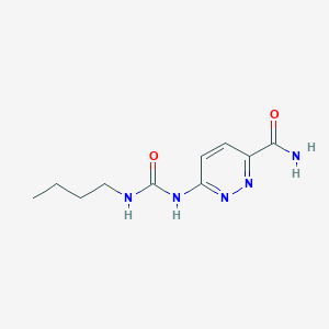 6-(3-Butylureido)pyridazine-3-carboxamide