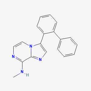 Imidazo[1,2-a]pyrazin-8-amine, 3-[1,1'-biphenyl]-2-yl-N-methyl-