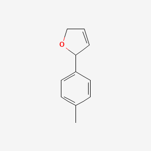 molecular formula C11H12O B12911729 2-(p-Tolyl)-2,5-dihydrofuran CAS No. 188643-51-8