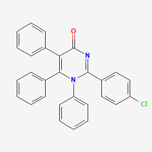 2-(4-Chlorophenyl)-1,5,6-triphenylpyrimidin-4(1H)-one