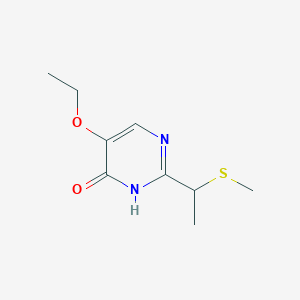 5-Ethoxy-2-[1-(methylsulfanyl)ethyl]pyrimidin-4(3H)-one