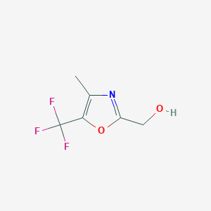 (4-Methyl-5-(trifluoromethyl)oxazol-2-yl)methanol