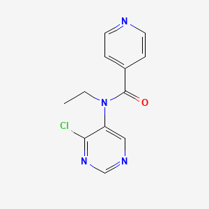 N-(4-Chloropyrimidin-5-yl)-N-ethylpyridine-4-carboxamide