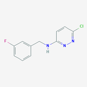 6-Chloro-N-[(3-fluorophenyl)methyl]pyridazin-3-amine