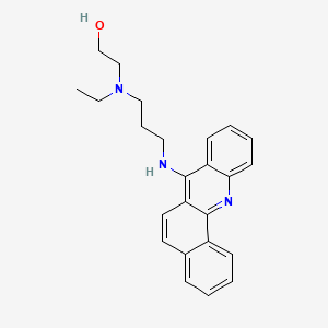 2-[{3-[(Benzo[c]acridin-7-yl)amino]propyl}(ethyl)amino]ethan-1-ol