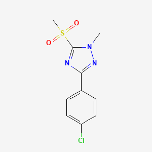 3-(4-Chlorophenyl)-1-methyl-5-(methylsulfonyl)-1H-1,2,4-triazole