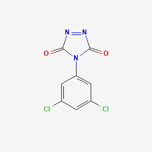 molecular formula C8H3Cl2N3O2 B12911916 4-(3,5-Dichlorophenyl)-3H-1,2,4-triazole-3,5(4H)-dione CAS No. 96567-01-0