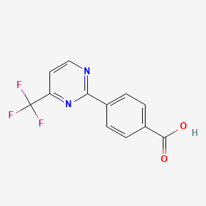 4-(4-(Trifluoromethyl)pyrimidin-2-YL)benzoic acid