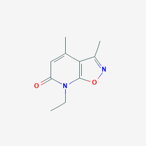 molecular formula C10H12N2O2 B12911919 7-Ethyl-3,4-dimethyl[1,2]oxazolo[5,4-b]pyridin-6(7H)-one CAS No. 89246-94-6