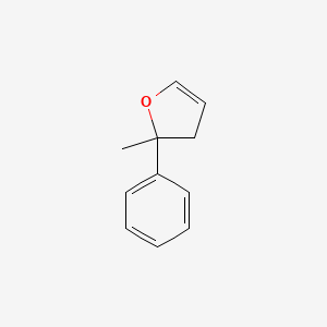 molecular formula C11H12O B12911920 2-Methyl-2-phenyl-2,3-dihydrofuran CAS No. 82194-25-0