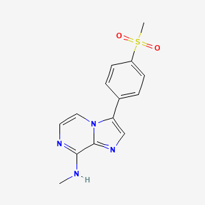 3-[4-(Methanesulfonyl)phenyl]-N-methylimidazo[1,2-a]pyrazin-8-amine