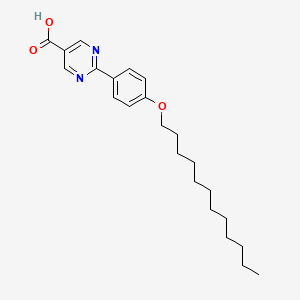 2-(4-(Dodecyloxy)phenyl)pyrimidine-5-carboxylic acid