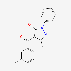 5-Methyl-4-(3-methylbenzoyl)-2-phenyl-2,4-dihydro-3H-pyrazol-3-one