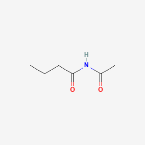 molecular formula C6H11NO2 B12911999 N-Acetylbutanamide CAS No. 22534-71-0