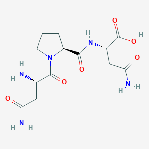 molecular formula C13H21N5O6 B12912035 L-Asparaginyl-L-prolyl-L-asparagine CAS No. 194041-51-5