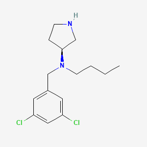 molecular formula C15H22Cl2N2 B12912056 (3S)-N-butyl-N-[(3,5-dichlorophenyl)methyl]pyrrolidin-3-amine CAS No. 820981-40-6