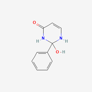 2,3-Dihydro-2-hydroxy-2-phenyl-4(1H)-pyrimidinone