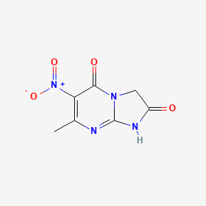 7-Methyl-6-nitroimidazo[1,2-a]pyrimidine-2,5(3H,8H)-dione