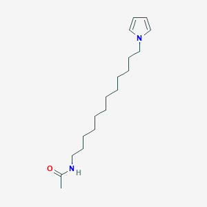 molecular formula C18H32N2O B12912148 N-(12-(1H-Pyrrol-1-yl)dodecyl)acetamide CAS No. 828277-01-6