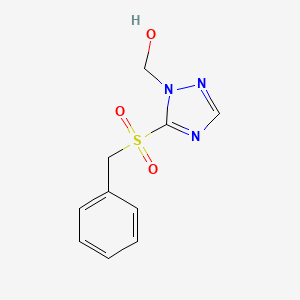 5-(Benzylsulfonyl)-1H-1,2,4-triazole-1-methanol